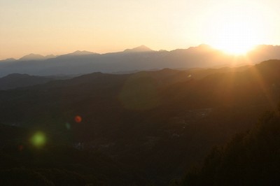 日没間近