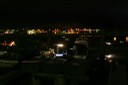 夜景見ながらメシ準備中