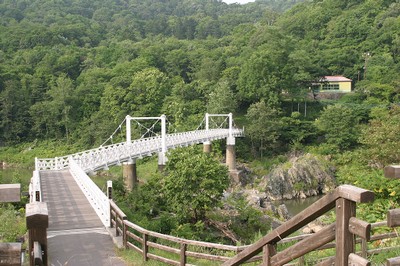 神居古潭の吊り橋