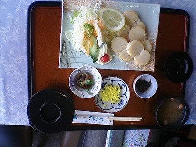 バターソテー定食@道の駅 さるふつ公園