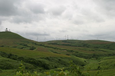 風力発電群