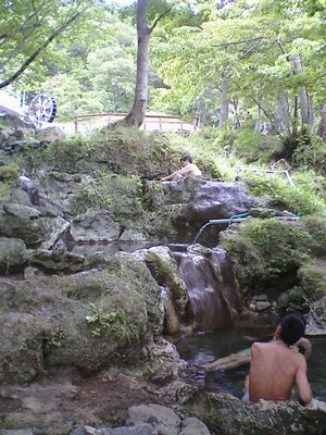 岩尾別温泉の湯船