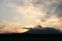 日が暮れてきました