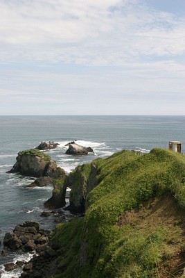 霧多布岬先端