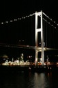 白鳥大橋とコンビナートの夜景