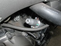 交換完了。あとはストッパ外して・・・