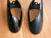 左:細目コンパウンド掛け後、右:#2000ペーパー掛け後