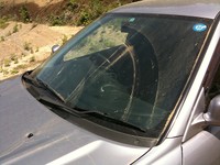 停めてただけでこのホコリw