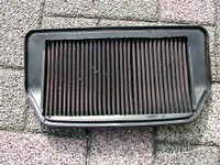 約7,000km走破したエアフィルター